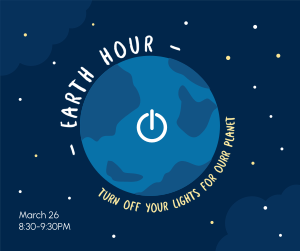 Earth Hour Switch Facebook Post Image Preview