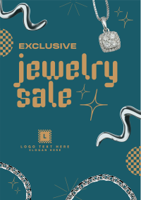 Y2k Jewelry Sale Flyer Image Preview