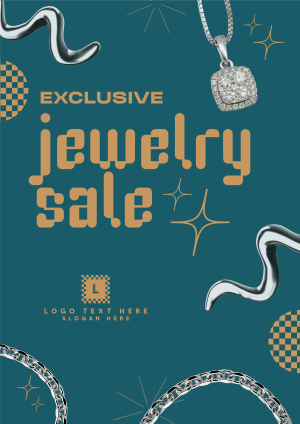 Y2k Jewelry Sale Flyer Image Preview