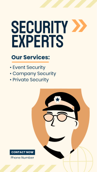 Security Experts Services Instagram Story Design