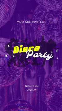 Disco Fever Party Facebook story Image Preview