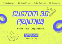 Agnostic Custom 3D Print Postcard Image Preview