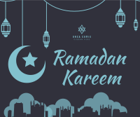 Ramadan Night Facebook Post Design