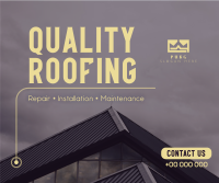 Quality Roofing Facebook Post Design