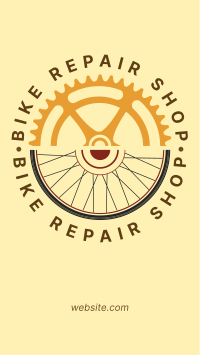 The Bike Shop Facebook Story Design