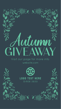 Autumn Giveaway Post Instagram Reel Preview