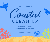 Coastal Cleanup Facebook Post Design