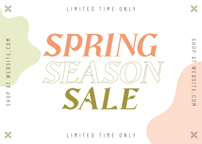 Hibernating Season Sale Postcard Image Preview