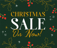 Decorative Christmas Sale Facebook post Image Preview