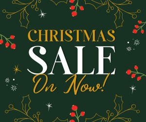 Decorative Christmas Sale Facebook post Image Preview