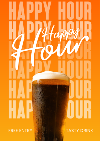 Happy Hour Night Poster Image Preview