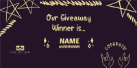 Giveaway Winner Announcement Twitter post Image Preview