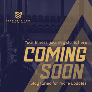 Coming Soon Fitness Gym Teaser Linkedin Post Image Preview