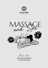Serene Massage Poster Design