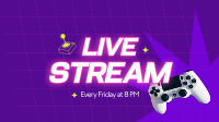Live Stream  Facebook Event Cover Design