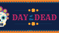 Festive Day of the Dead Facebook Event Cover Design