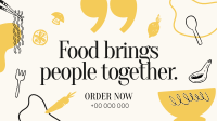 Food Quote Illustration Video Design