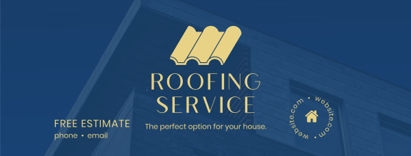 Welcome Roofing Facebook Cover Design Image Preview