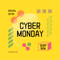 Quirky Tech Cyber Monday Instagram Post Design