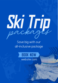 Winter Ski Flyer Image Preview