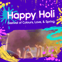 Holi Celebration Instagram Post Image Preview