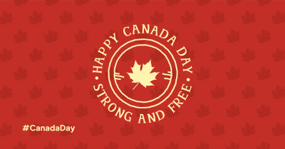 Canada Day Badge Facebook ad Image Preview