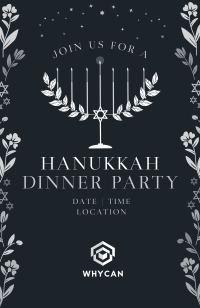 Happy Menorah  Invitation Image Preview