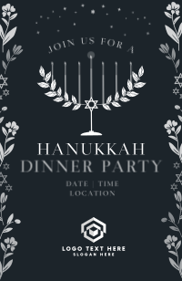 Happy Menorah  Invitation Preview