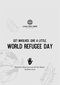 World Refugee Day Dove Flyer Image Preview