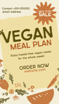 Organic Vegan Food Sale TikTok video Image Preview