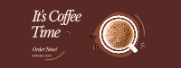 It's Coffee Time Facebook cover Image Preview