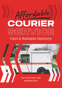 Courier Shipping Service Poster Image Preview