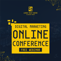 Digital Marketing Conference Instagram Post Design