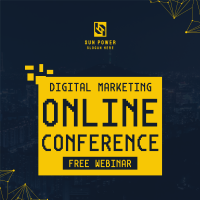 Digital Marketing Conference Instagram post Image Preview