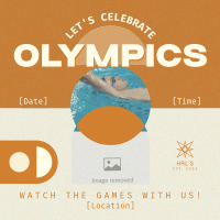 Formal Olympics Watch Party Instagram Post Image Preview