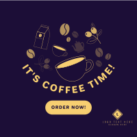 Coffee Time Instagram Post Design