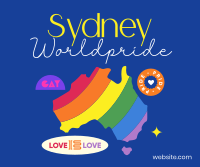 Pride Stickers Facebook Post Design