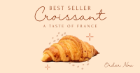 French Croissant Bestseller Facebook ad Image Preview
