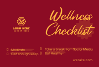 Wellness Checklist Pinterest board cover Image Preview