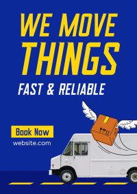 Fast & Reliable Delivery Poster Image Preview