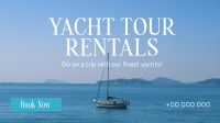 Relaxing Yacht Rentals Animation Design