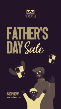 Fathers Day Sale Facebook Story Design