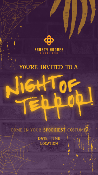 Spooky Halloween Party TikTok Video Image Preview