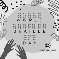 World Braille Day Instagram post Image Preview