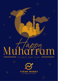 Blessed Islamic Year Flyer Image Preview