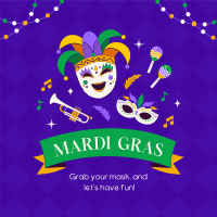 Mardi Gras Celebration Instagram post Image Preview