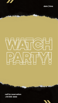 Watch Party Instagram story Image Preview