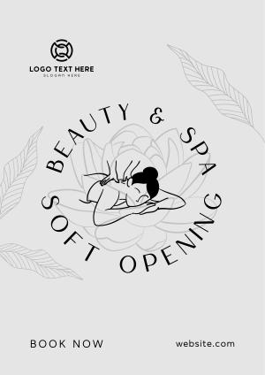 Spa Soft Opening  Flyer Image Preview