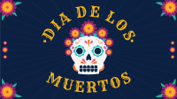 Blooming Floral Day of the Dead Facebook Event Cover Design