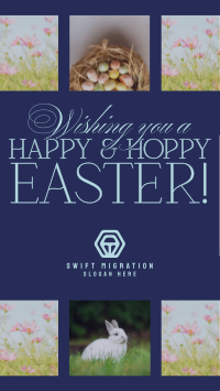 Rustic Easter Greeting YouTube short Image Preview